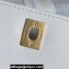 Chanel Lambskin & Gold-Tone Metal Clutch Bag AS5038 White 2024
