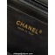 Chanel 24K Lambskin & Gold-Tone Metal Small Flap Bag Black 2024