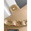 Chanel 24K Lambskin & Gold-Tone Metal Small Flap Bag Beige 2024