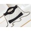 Chanel Shiny Lambskin & Gold-Tone Metal CHANEL 31 Nano Shopping Bag AP3656 White/Black 2024