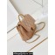 Chanel Shiny Lambskin & Gold-Tone Metal Mini Flap Bag with Top Handle AS5043 Beige 2024
