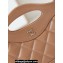 Chanel Shiny Lambskin & Gold-Tone Metal CHANEL 31 Nano Shopping Bag AP3656 Brown 2024