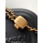 Chanel Lambskin & Gold-Tone Metal Shoulder Bag Black 2025