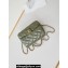 Chanel Shiny Lambskin & Gold-Tone Metal Mini Flap Bag with Top Handle AS5043 Green 2024