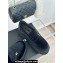 Chanel Velvet Platform Moccasins Black 2024