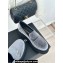 Chanel Velvet Platform Moccasins Gray 2024