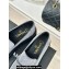 Chanel Velvet Platform Moccasins Gray 2024