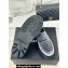 Chanel Velvet Platform Moccasins Gray 2024