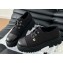 Chanel Calfskin and Tweed Lace-up Moccasins Black 2024