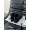 Chanel Calfskin and Tweed Lace-up Moccasins Black 2024