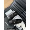 Chanel Calfskin and Tweed Lace-up Moccasins Black 2024