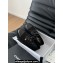 Chanel Calfskin and Tweed Lace-up Moccasins Black 2024