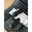 Chanel Calfskin and Tweed Lace-up Moccasins Black 2024