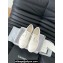 Chanel Calfskin and Tweed Lace-up Moccasins White 2024