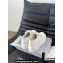 Chanel Calfskin and Tweed Lace-up Moccasins White 2024