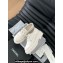Chanel Calfskin and Tweed Lace-up Moccasins White 2024