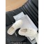 Chanel Calfskin and Tweed Lace-up Moccasins White 2024