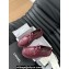 Chanel Calfskin Lace-up Moccasins Burgundy 2024