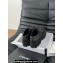 Chanel Calfskin Lace-up Moccasins Black 2024