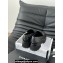 Chanel Calfskin CC Logo Quilting Moccasins Black 2024
