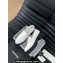 Chanel Calfskin CC Logo Quilting Moccasins White 2024
