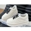 Chanel CC Logo Calfskin Platform Sneakers White/Black 2024