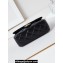 Chanel Shiny Lambskin & Gold-Tone Metal Mini Flap Bag with Top Handle AS5043 Black 2024