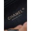 Chanel Shiny Lambskin & Gold-Tone Metal Mini Flap Bag with Top Handle AS5043 Black 2024