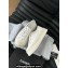 Chanel CC Logo Crinkled Calfskin Platform Sneakers White 2024