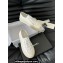 Chanel CC Logo Crinkled Calfskin Platform Sneakers White 2024