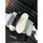 Chanel CC Logo Crinkled Calfskin Platform Sneakers Black 2024