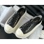 Chanel CC Logo Crinkled Calfskin Platform Sneakers Black 2024