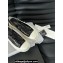 Chanel CC Logo Crinkled Calfskin Platform Sneakers Black 2024