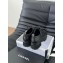 Chanel Calfskin Quilting Lace-up Moccasins Black 2024