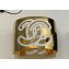 Chanel Metal & Resin Cuff Bracelet ABD663 Gold & White 2024