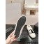 Chanel CC Logo Shearling Fur Moccasins White 2024