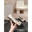 Chanel Chain Around and Bow Ballet Flats Leather/Patent White 2024