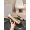 Chanel Chain Around and Bow Ballet Flats Leather/Patent Beige 2024