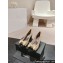 Chanel Chain Around and Bow Pumps Leather/Patent Beige 2024