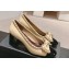 Chanel Chain Around and Bow Pumps Leather/Patent Beige 2024