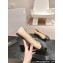 Chanel CC Logo Quilting Leather Ballet Flats Beige 2024