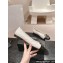 Chanel CC Logo Quilting Leather Ballet Flats White 2024