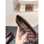 Chanel CC Logo Quilting Leather Ballet Flats Burgundy 2024