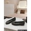 Chanel CC Logo Quilting Leather Ballet Flats Black 2024