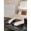 Chanel CC Logo Quilting Leather Pumps White 2024