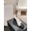 Chanel CC Logo Quilting Leather Pumps White 2024
