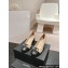 Chanel CC Logo Quilting Leather Pumps Beige 2024
