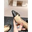 Chanel CC Logo Quilting Leather Pumps Beige 2024