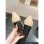 Chanel CC Logo Quilting Leather Pumps Beige 2024