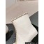 Chanel Chain Around and Bow Ankle Boots Leather/Patent White 2024